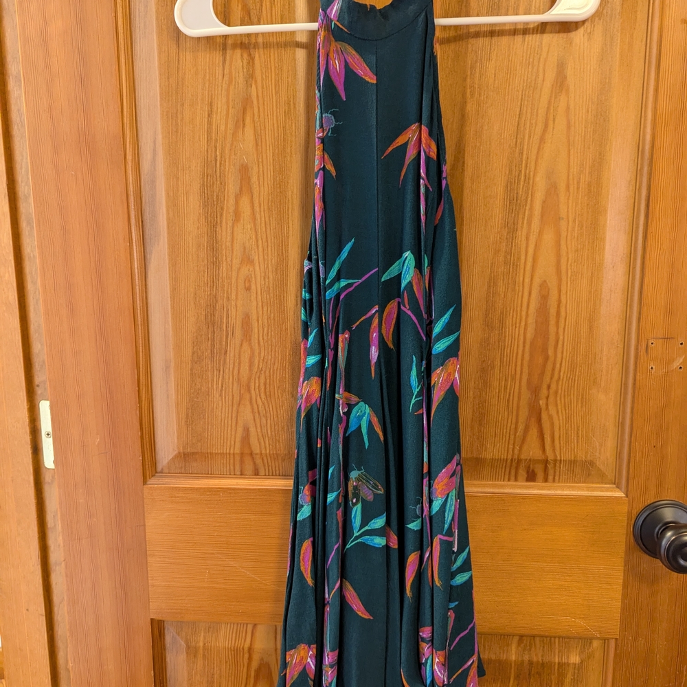 Floral Green Dress